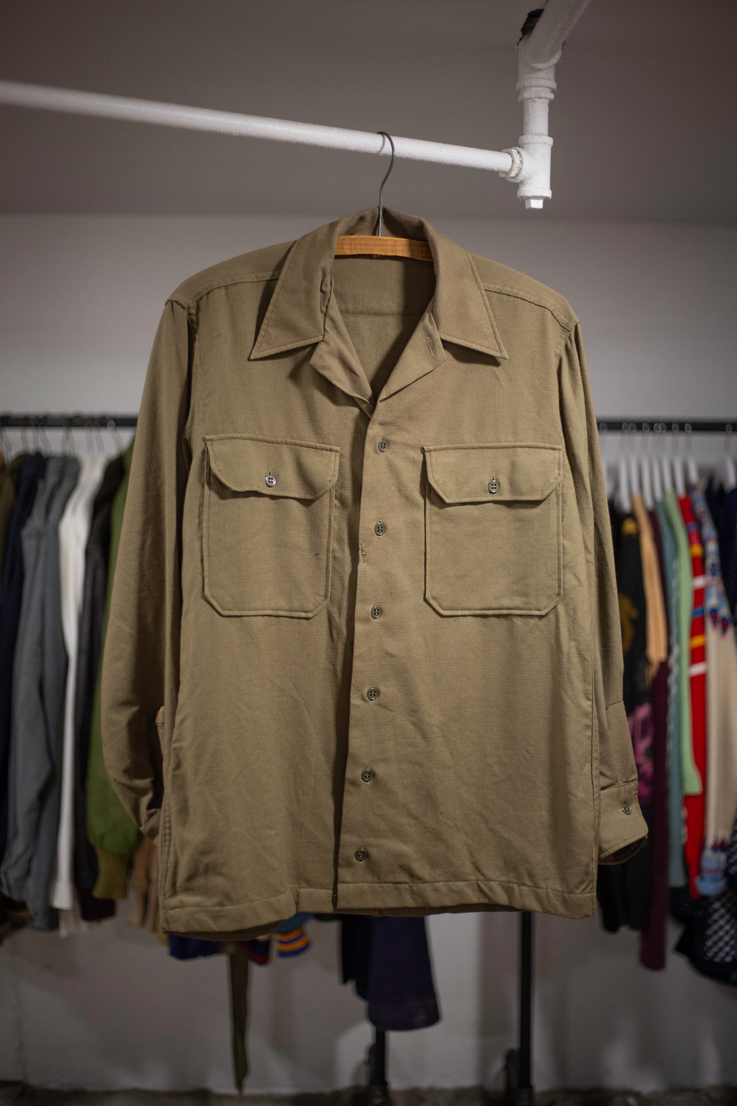 40's US Army M-37 Shirt | Medium/Large