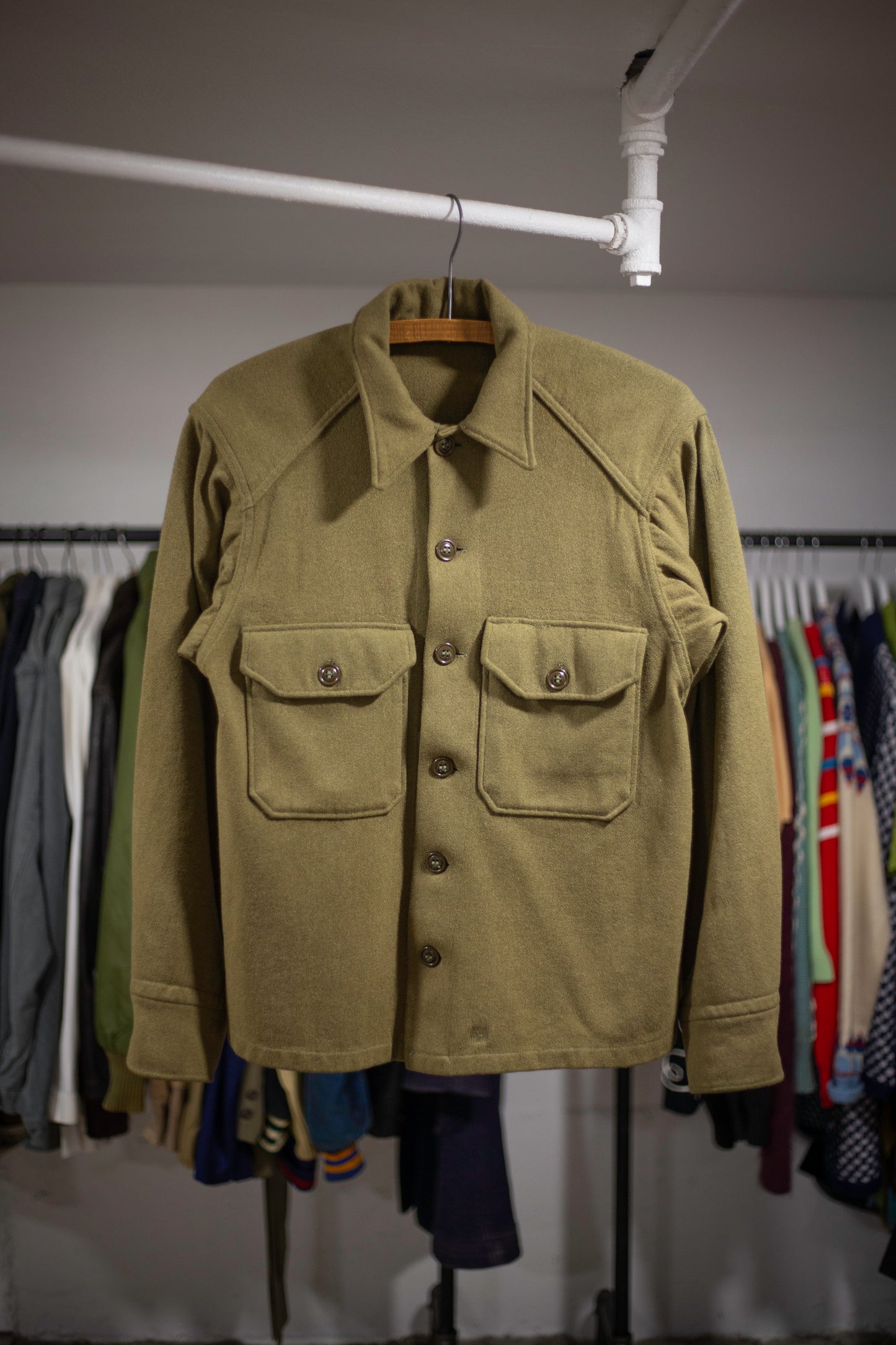 50's US Army OG-108 Shirt | Small