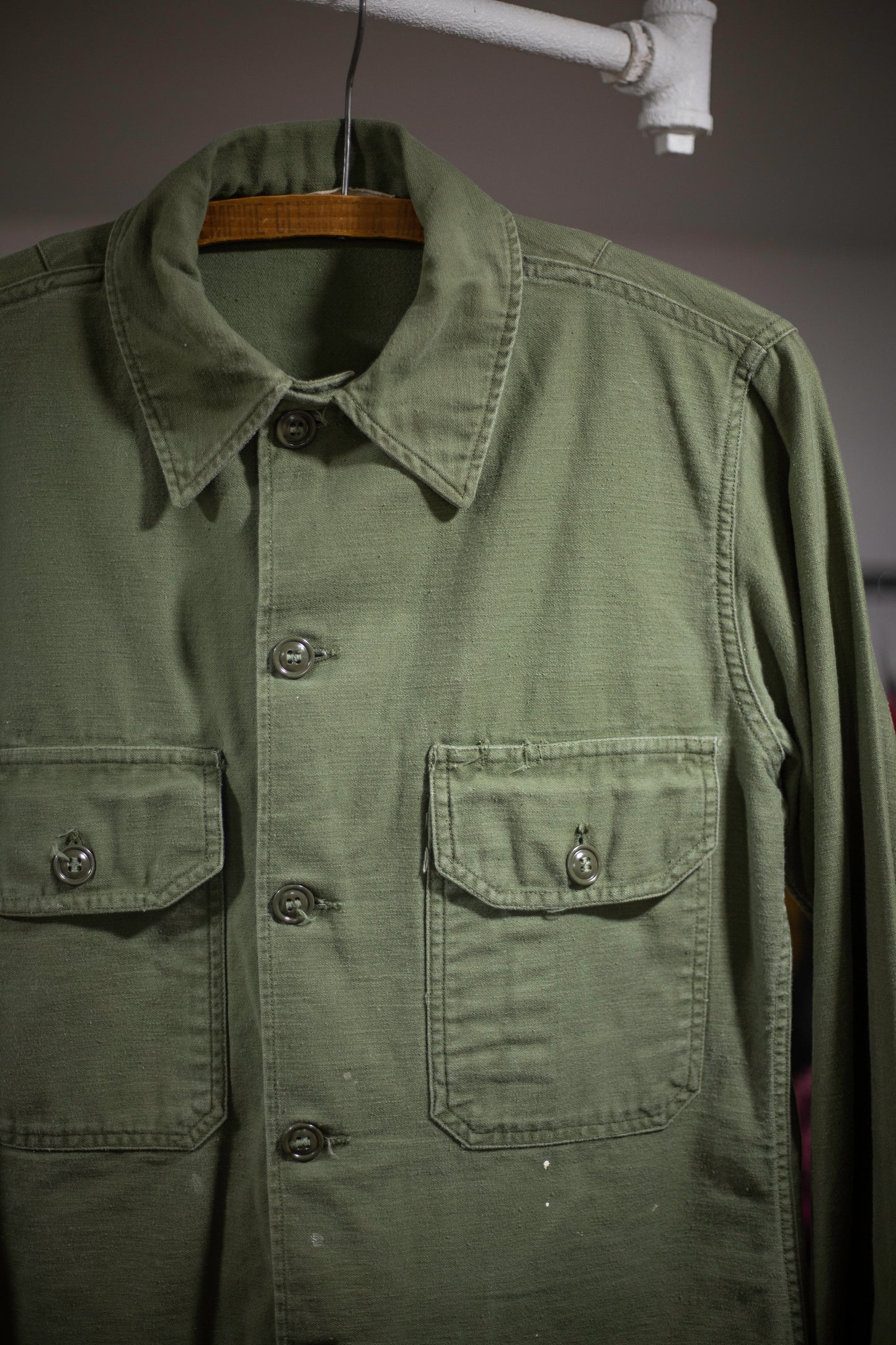 60's USMC OG-107 Shirt | Medium