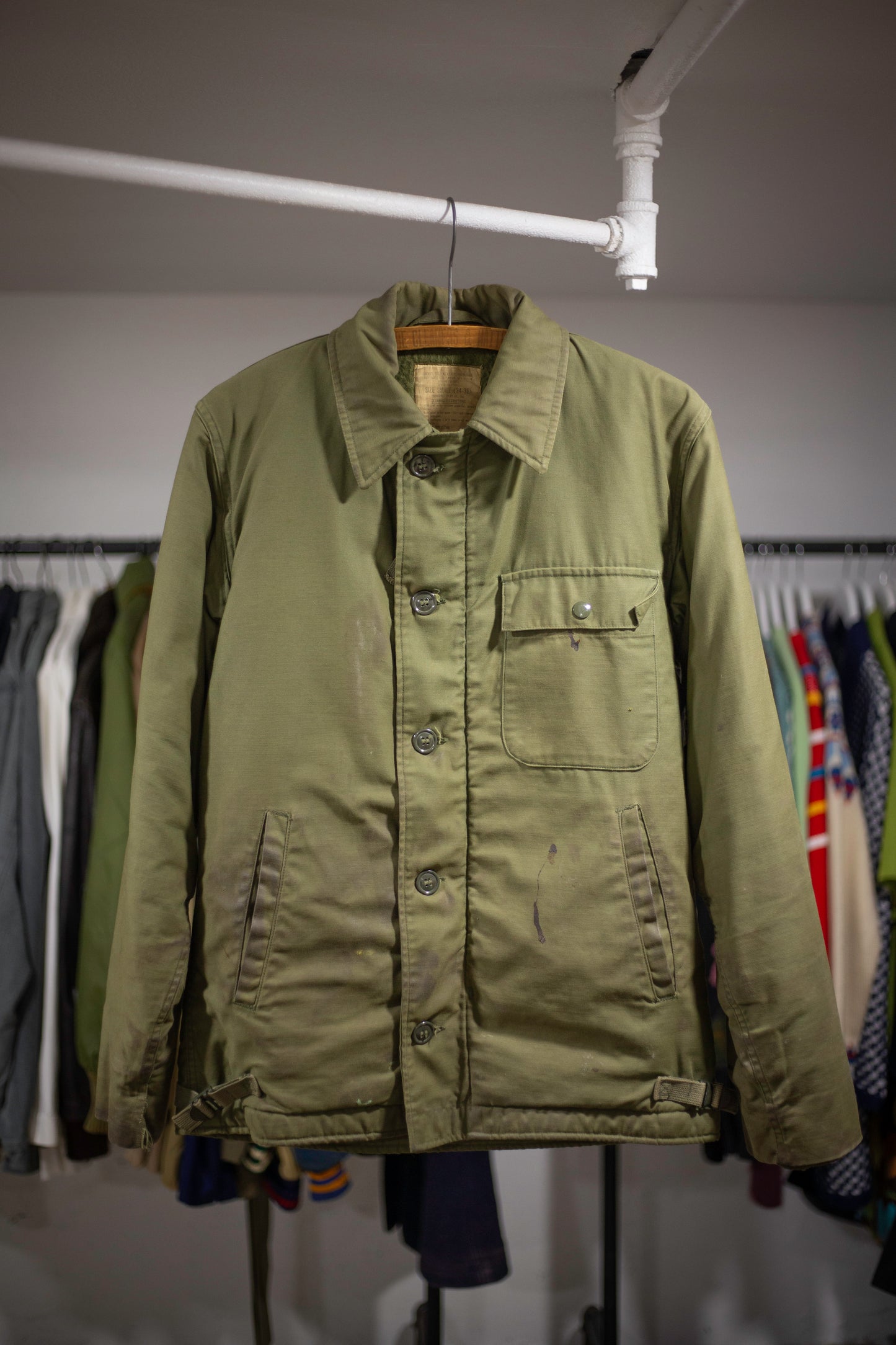 70's USN A-2 Deck Jacket | Small/Medium