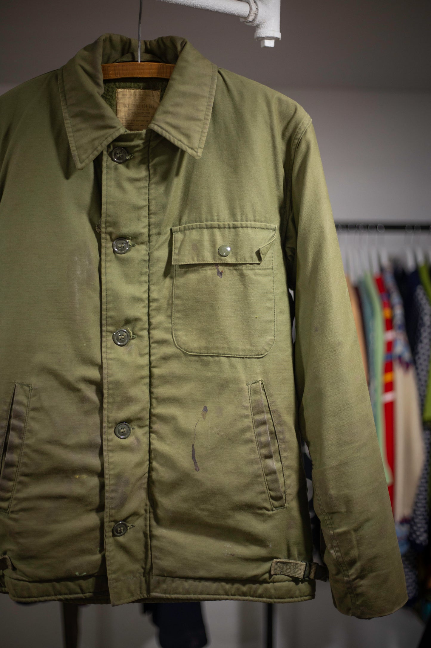 70's USN A-2 Deck Jacket | Small/Medium