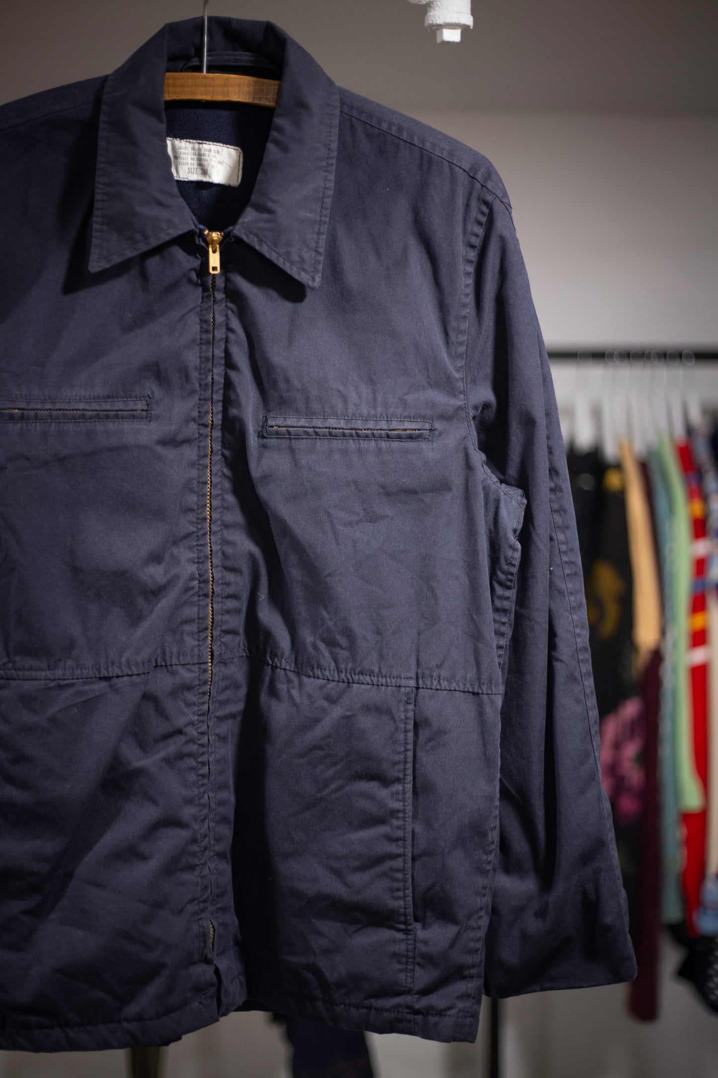 70's USN Utility Jacket | Small/Medium