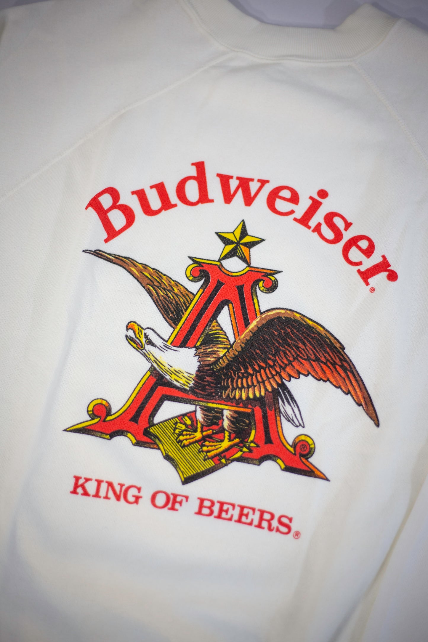 70's/80's Budweiser Sweatshirt | Medium