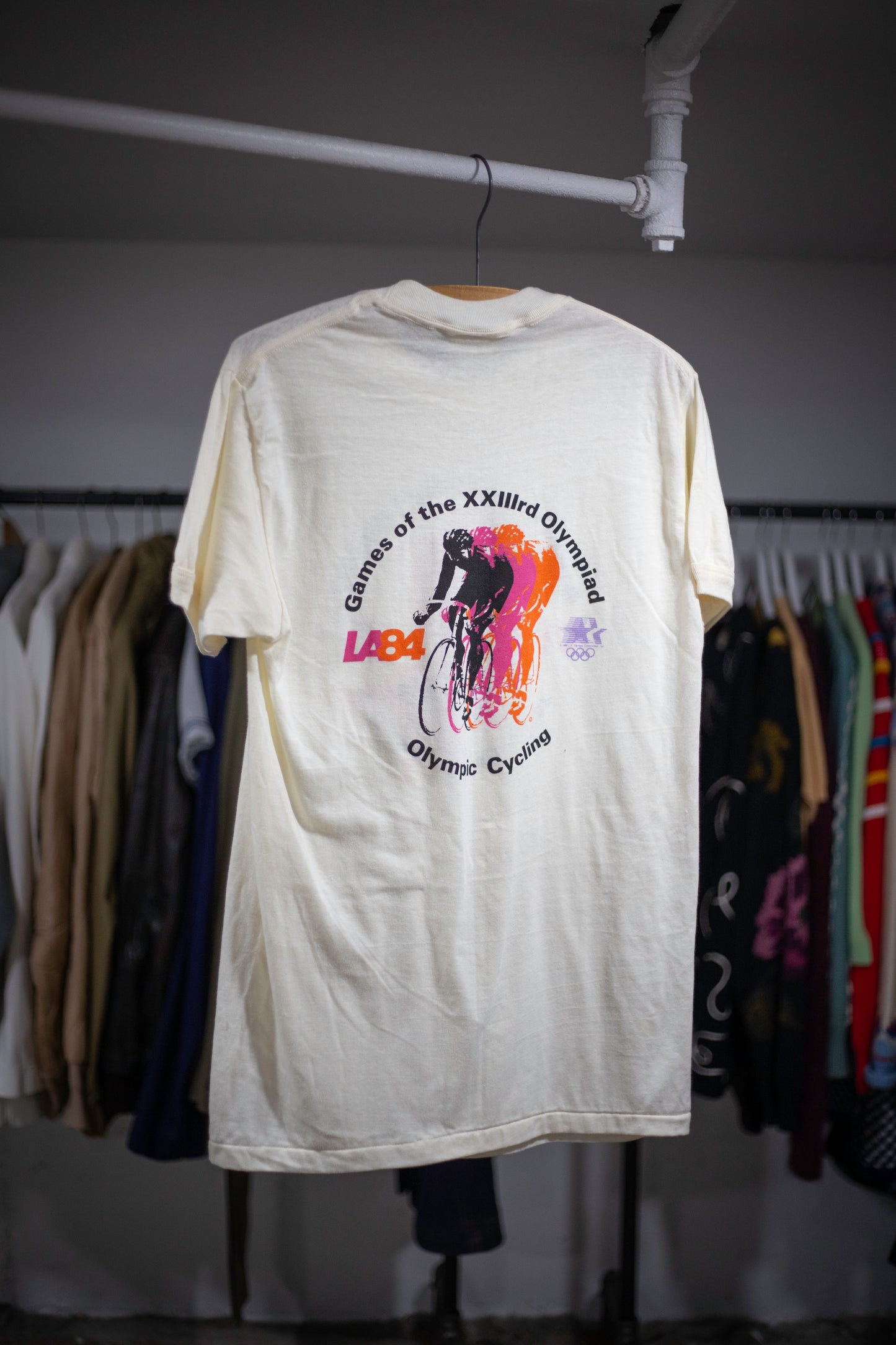 1984 LA Olympics Cycling T-Shirt | Small