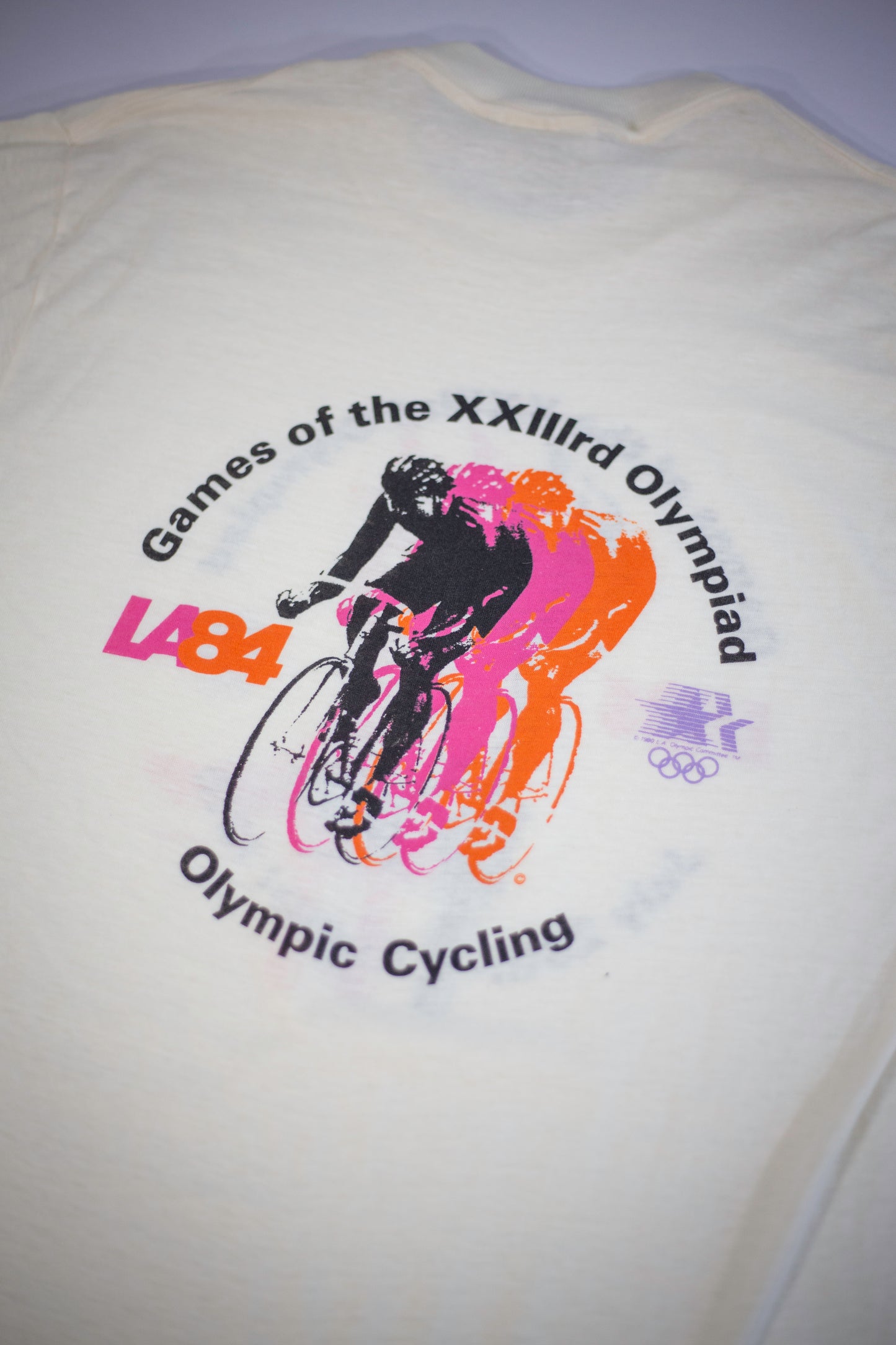 1984 LA Olympics Cycling T-Shirt | Small