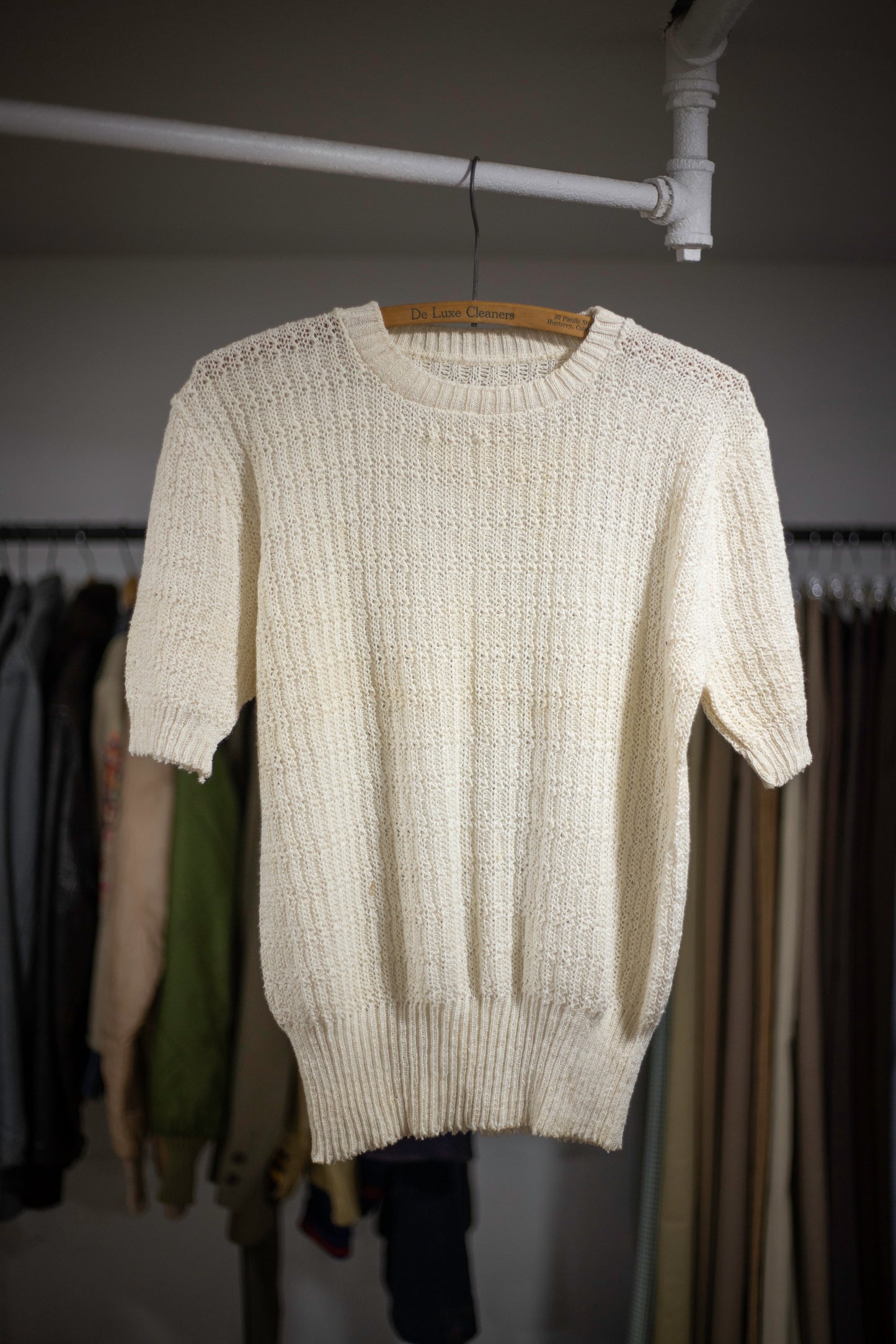 40's Sailor Cableknit Shirt | Small