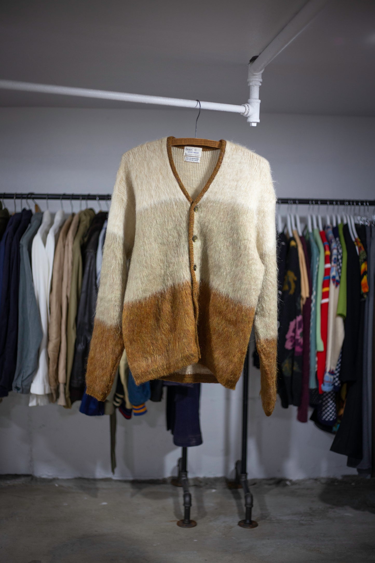 60's Sears Sportswear Mohair Cardigan | Medium