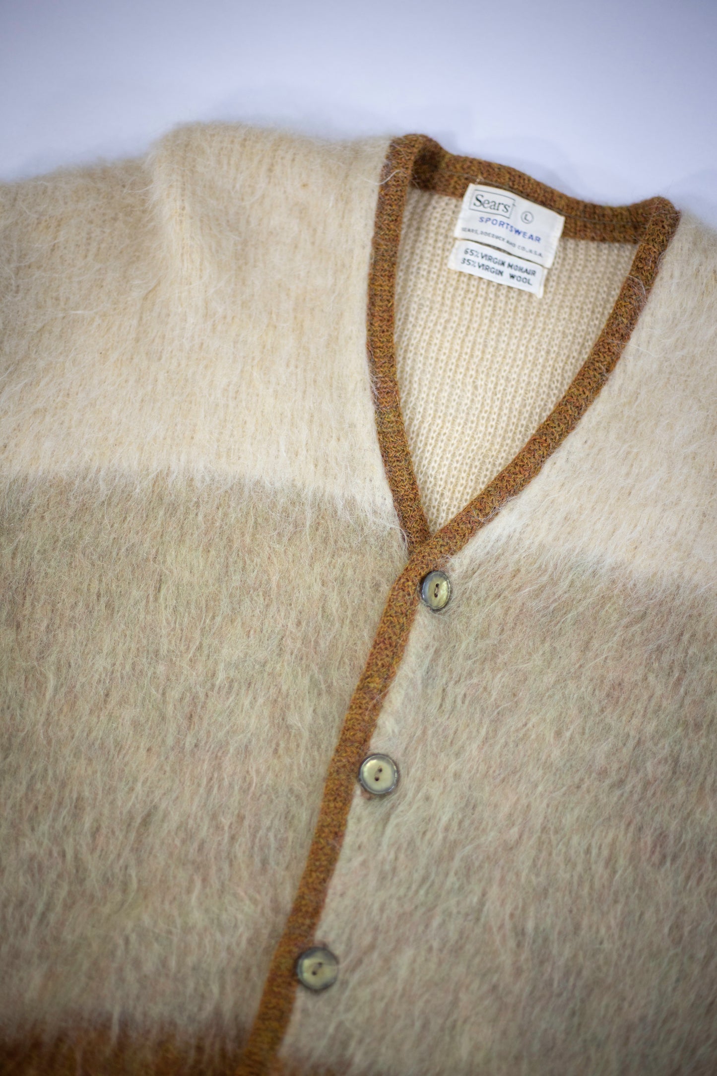 60's Sears Sportswear Mohair Cardigan | Medium